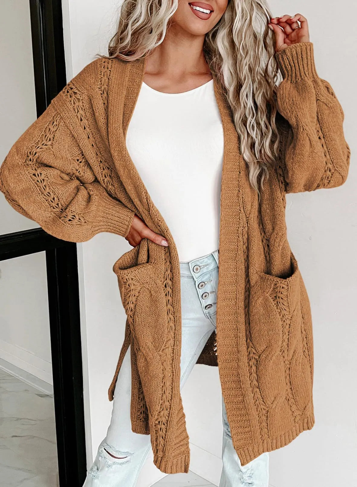 Amber™ Long Knitted Cardigan